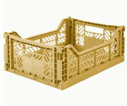 Lillemor Folding Crate Medium Gold