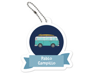 Van Backpack Keychain