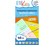40 Autocollants pour Objets Animaux crit ton texte
