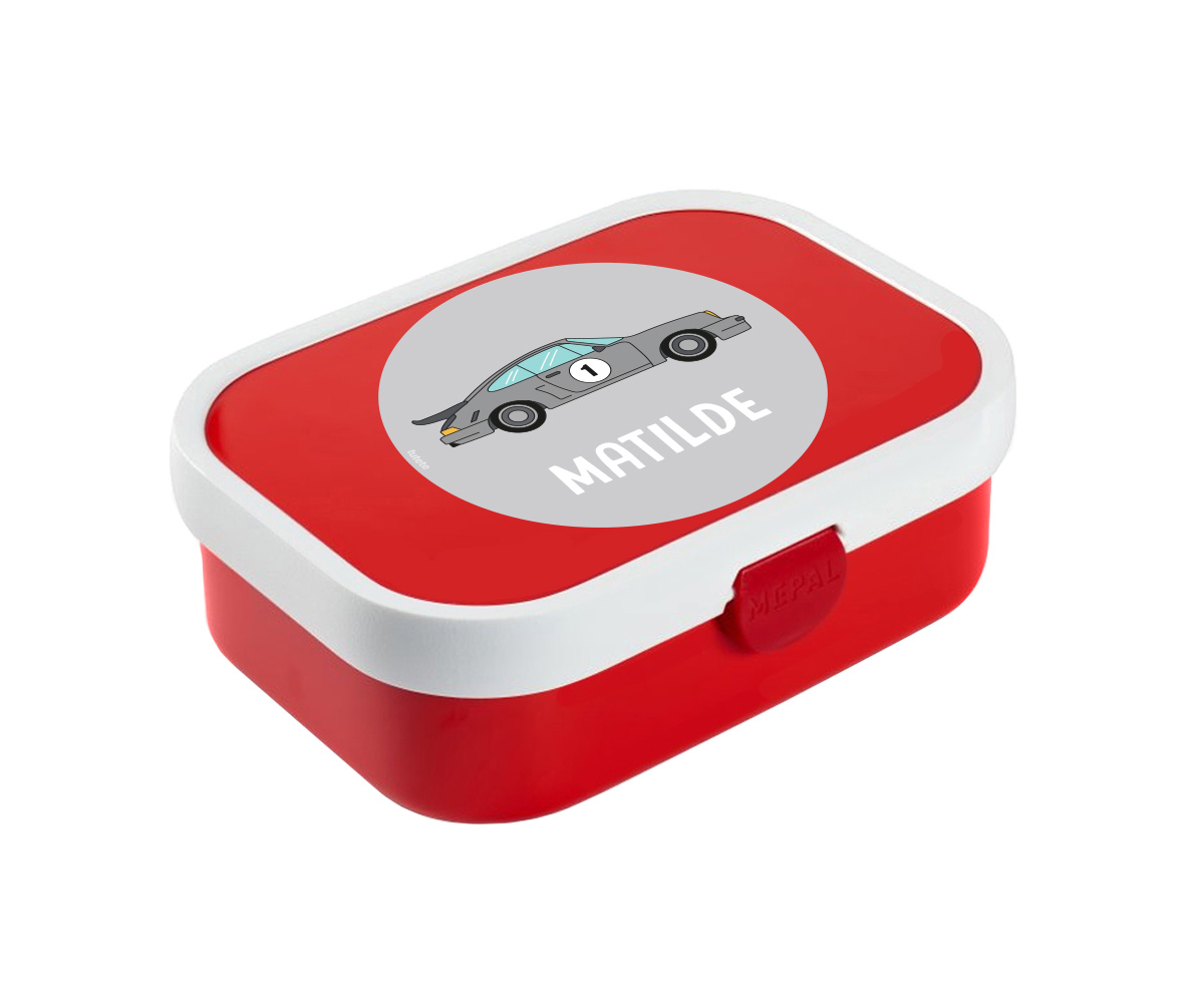 Caja Almuerzo Midi Campus Rojo Bólido Personalizada