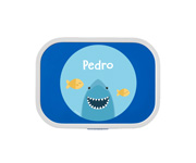 Midi Lunch Box Campus Azzurro Personalizzata Squalo