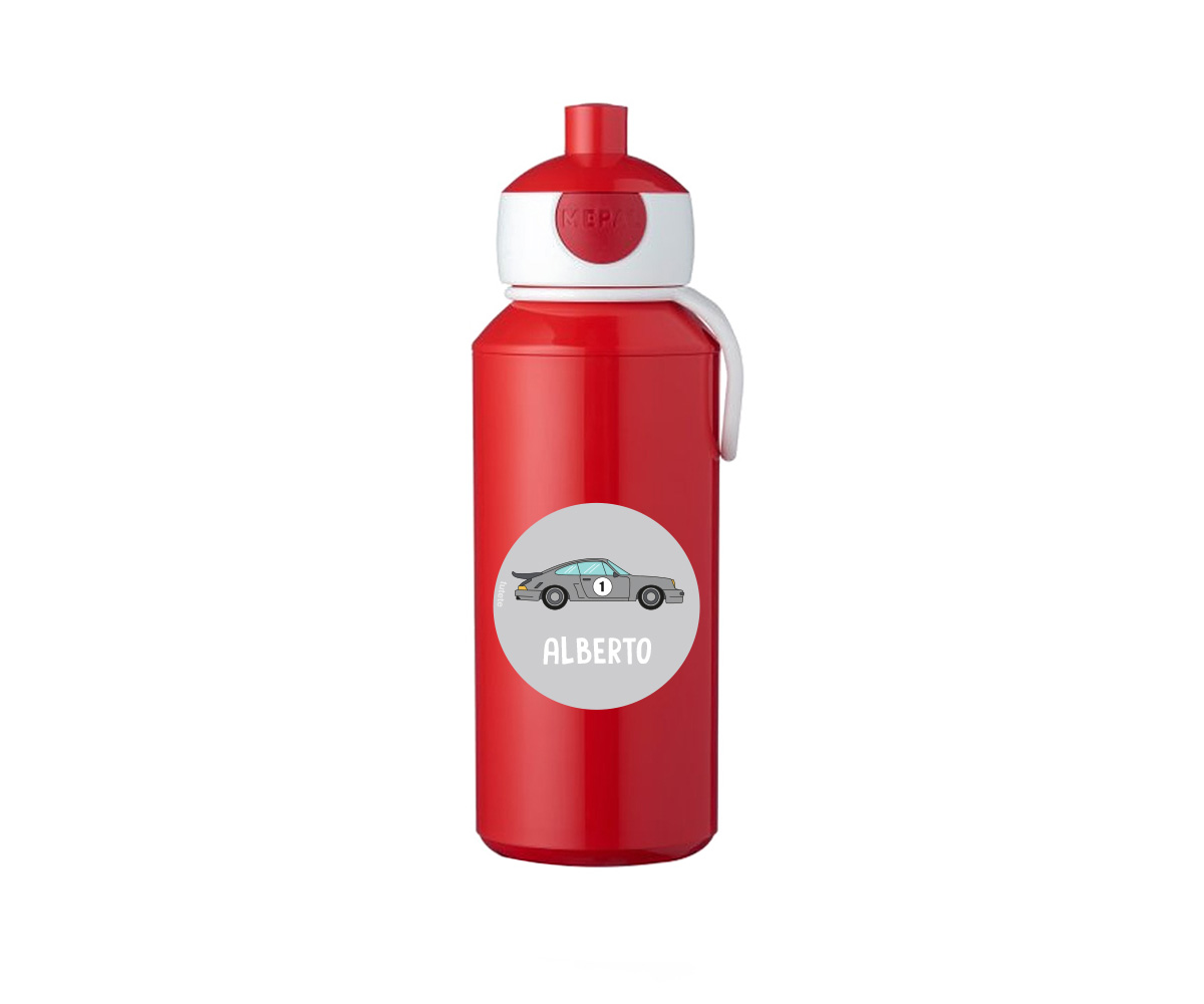 Borraccia Campus Pop-Up Rosso 400ml Personalizzata Bolide