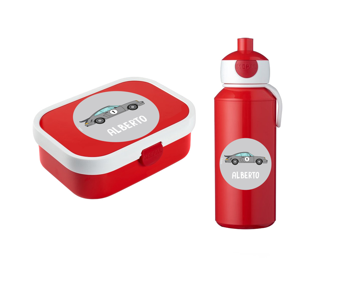 Mepal Pack Pequeno Almoço personalizado Campus Vermelho