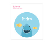 Pack de Almuerzo Campus Azul Tiburn Personalizado