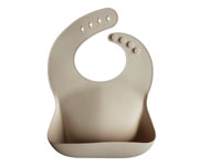 Babero Silicona Mushie Shifting Sand