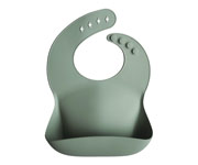 Bavaglio Silicone Mushie Cambridge Blue