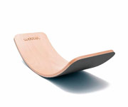 Tbua Wobbel Curvada Original Madeira Natural com Feltro Mouse