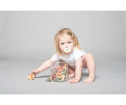 Sucette en Caoutchouc Hva Colourful Milky White 0-36m