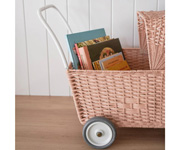 Carrito de Muecas Strolley Rosa