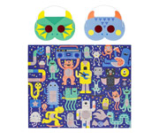 Puzzle 100 Pices Avec Dcodeur Monstres