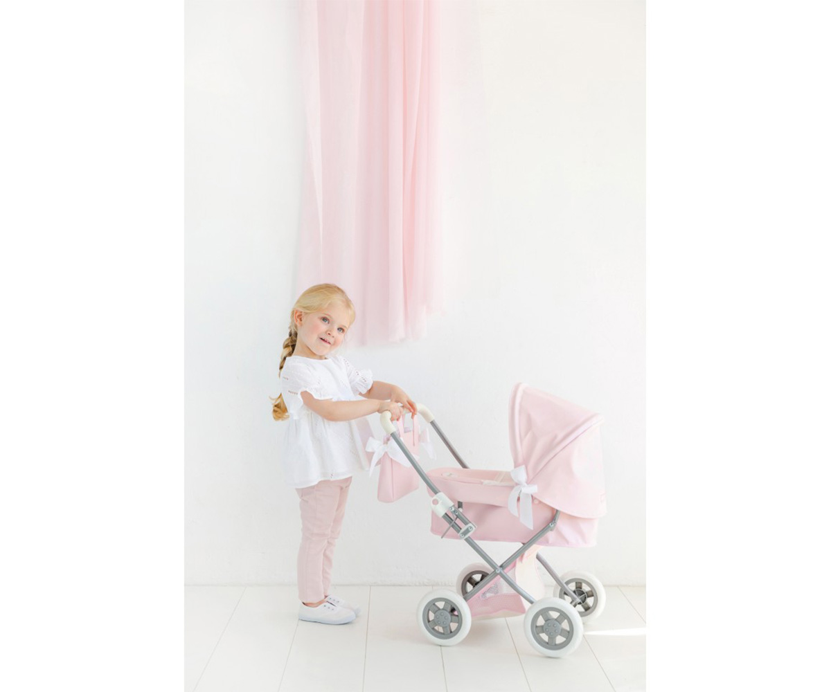 Landau Poussette Poupee Rose Tutete