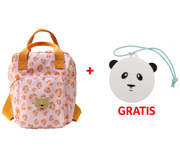Petit Sac  dos Personnalisable Imprim Lopard avec Miroir