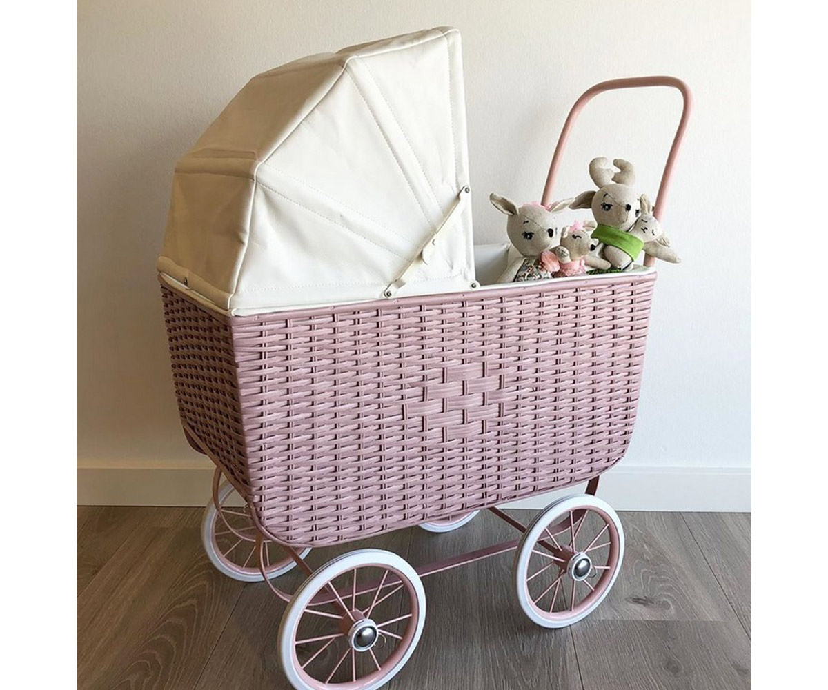 carrito muñecas vintage