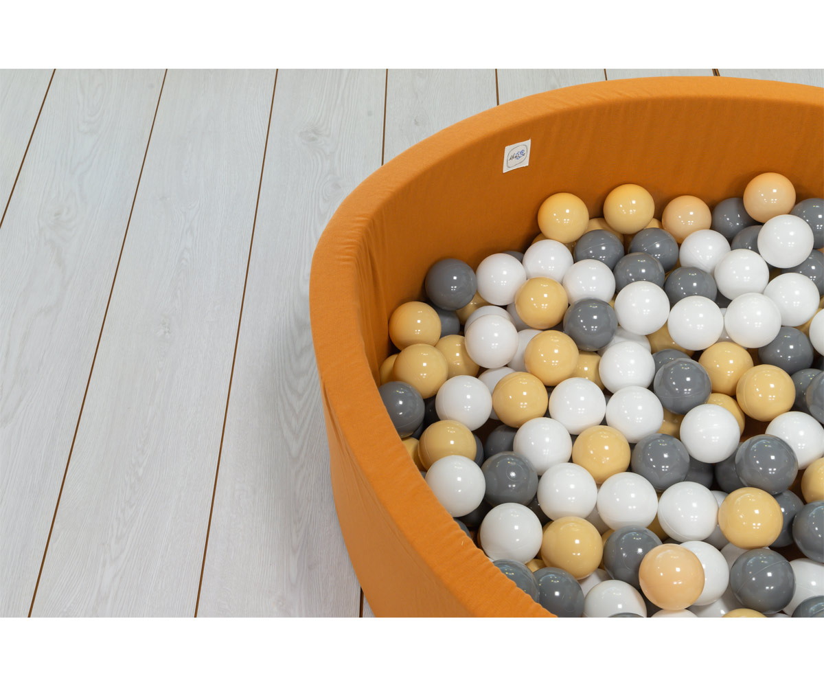 Piscine A Balles Camel Blanc Beige Et Gris Fonce Tutete