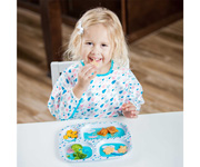 Bumkins Sleeved Bib Raindrops