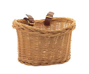 cesta de mimbre para trybike vintage