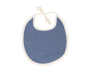 Bavoir Personnalisable en Coton Murat Bleu indigo