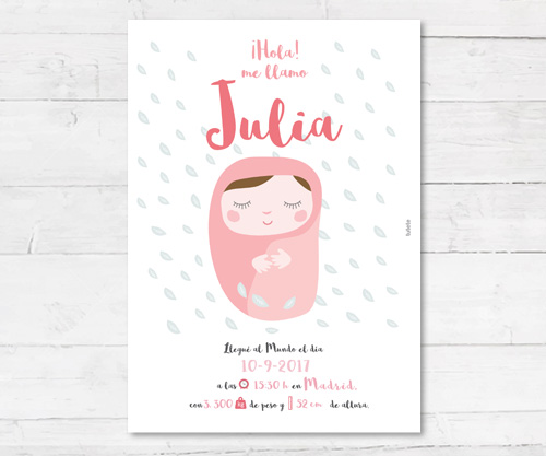 Impresso personalizada de nascimento de rosas