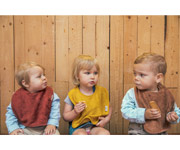 Bavoir Personnalisable Timboo Ocre