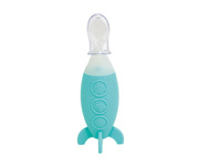 Cuillre Distributrice d'Aliment Bleue