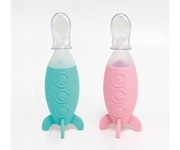 Cuillre Distributrice d'Aliment Bleue
