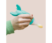 Cuillre Distributrice d'Aliment Bleue