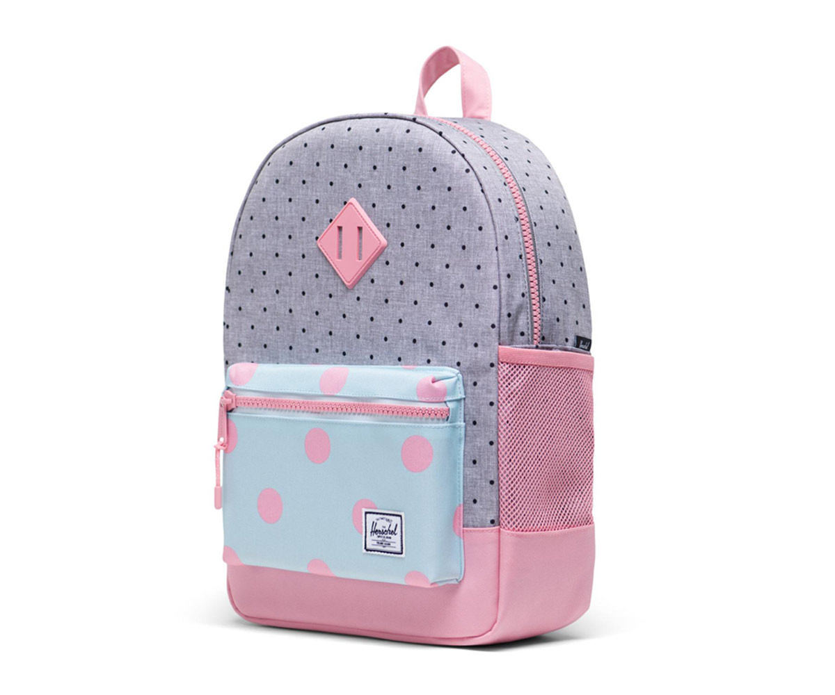 Mochila Herschel Heritage Youth Polka Dot Personalizable Tutete