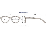 Lunettes de soleil flexibles Keyhole Pretty In Pink (0-24m)