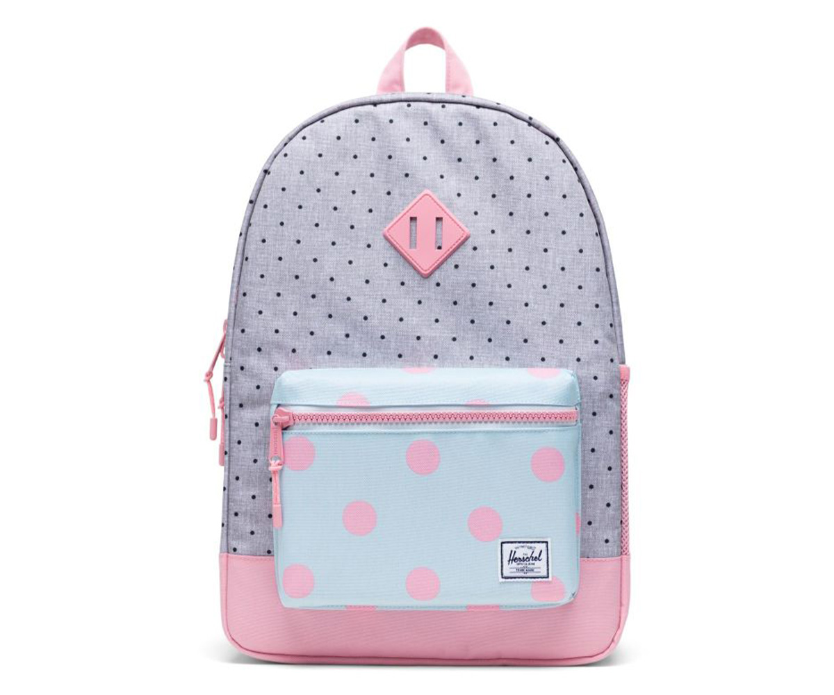 Mochila Herschel Heritage Youth XL Polka Dot Personalizable Tutete