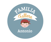 Chapa Personalizada Pap Familia Fallera