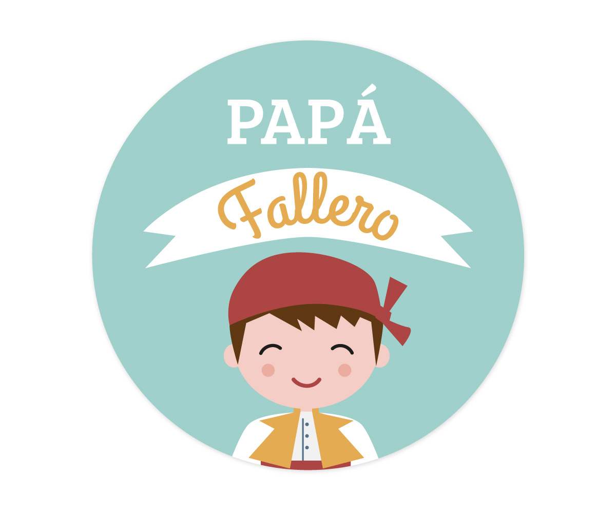 Chapa Papá Fallero