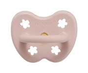 Sucette en Caoutchouc Hva Round Rose Poudre 0-3m