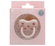 Sucette en Caoutchouc Hva Round Rose Poudre 0-3m