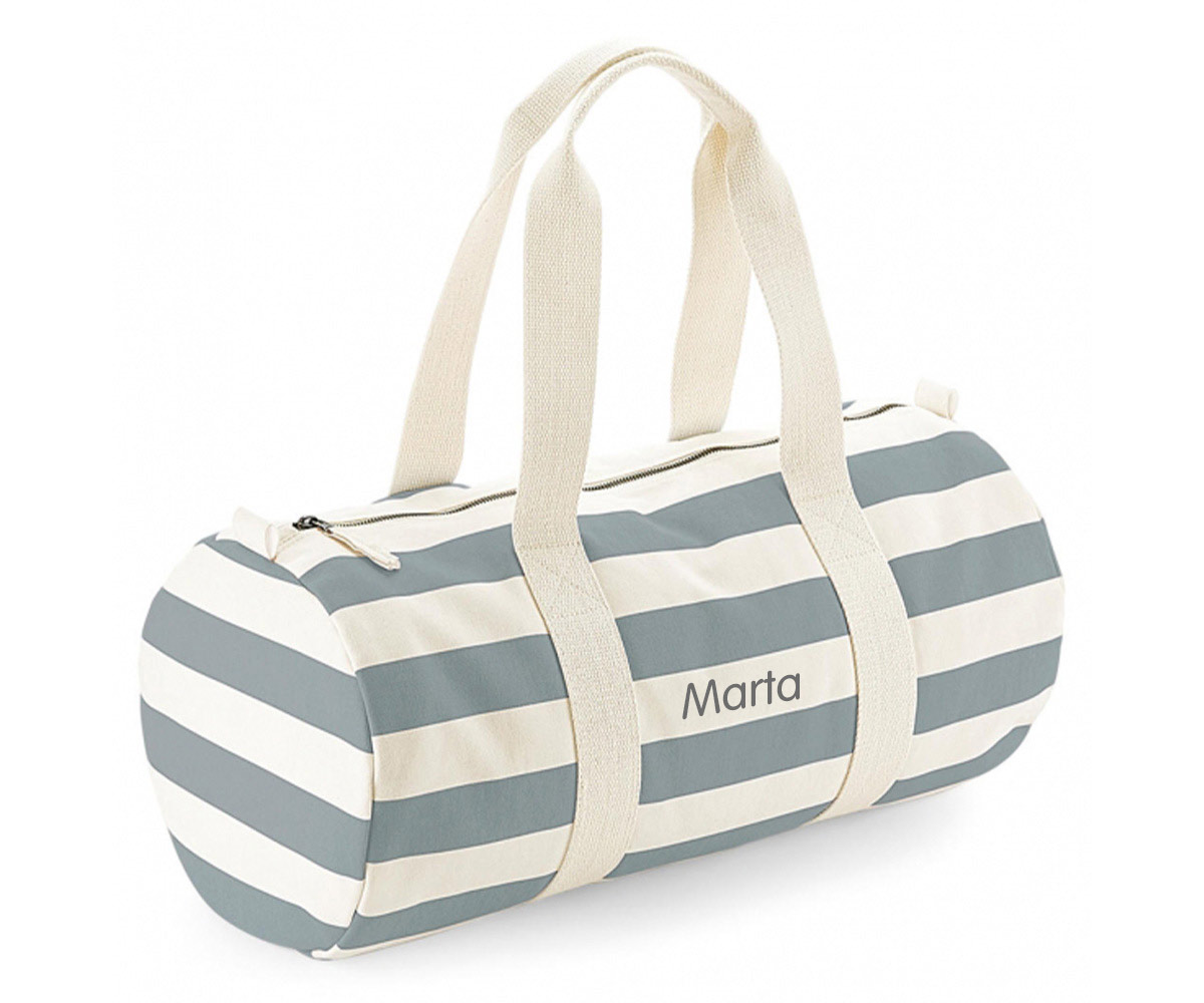 Bolsa Deporte Nautical Natural-Grey Personalizable