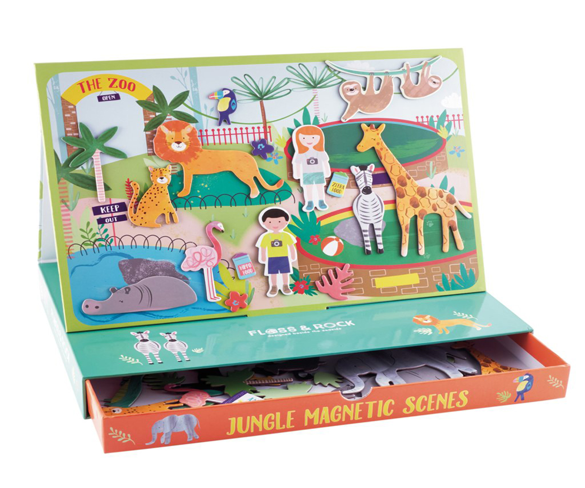 Etichetta Per Bagagli Floss And Rock Jungle: Maxi Tag Glitterato Per Valigia E Zaino, 15x10cm