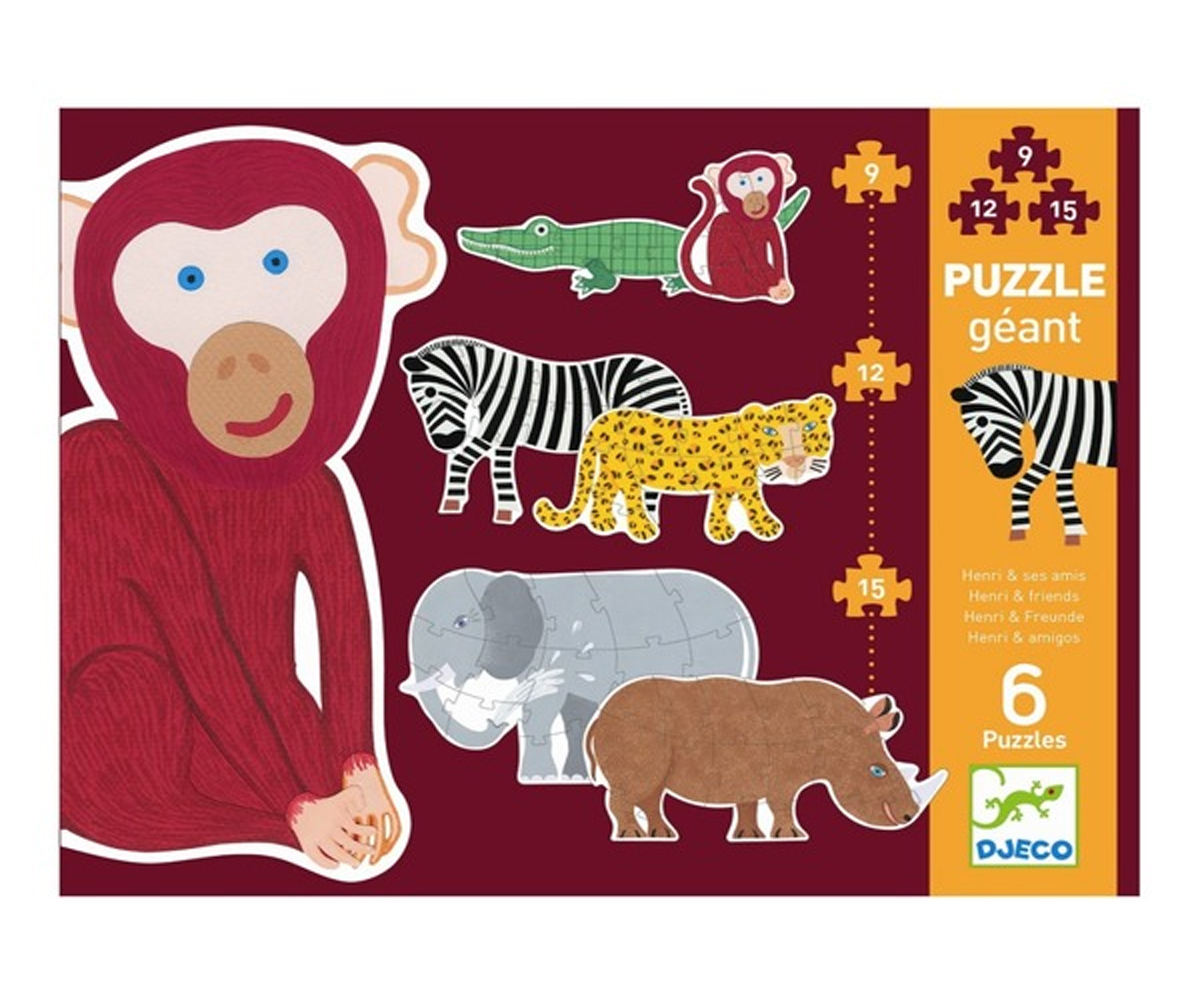 Puzzle Evolutivo Gigante Henri & Friends