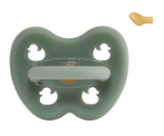 Sucette en Caoutchouc Hva Colourful Moss Green 0-36m