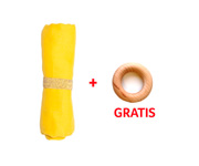 Mousseline Miel + Anneau de Dentition