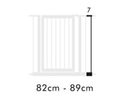 Extensin Barrera de Seguridad 7cm Blanca