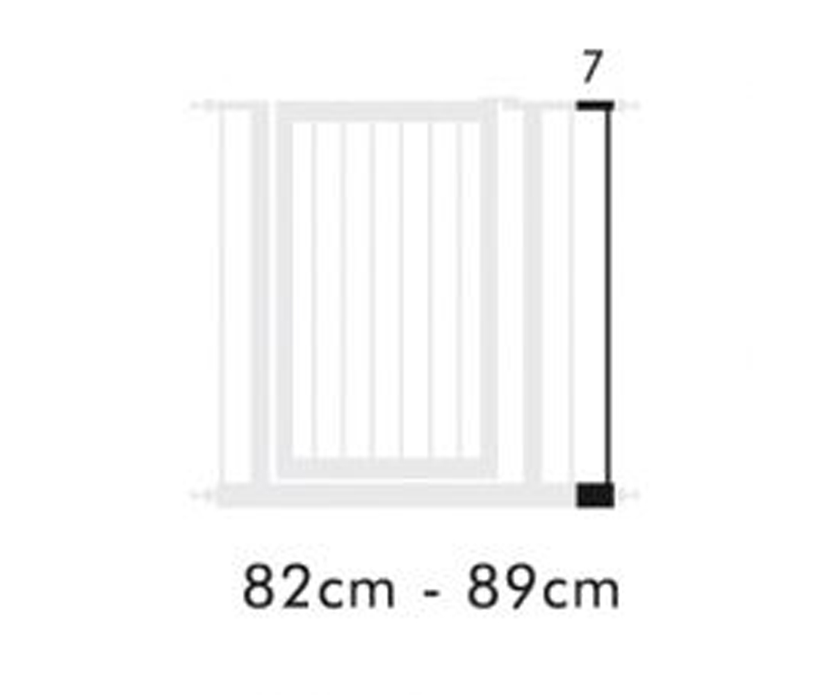 Extension de Barrière de Sécurité 7 cm Blanc - Tutete