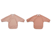 2 Bavoirs  Manches Merle Rose Mix