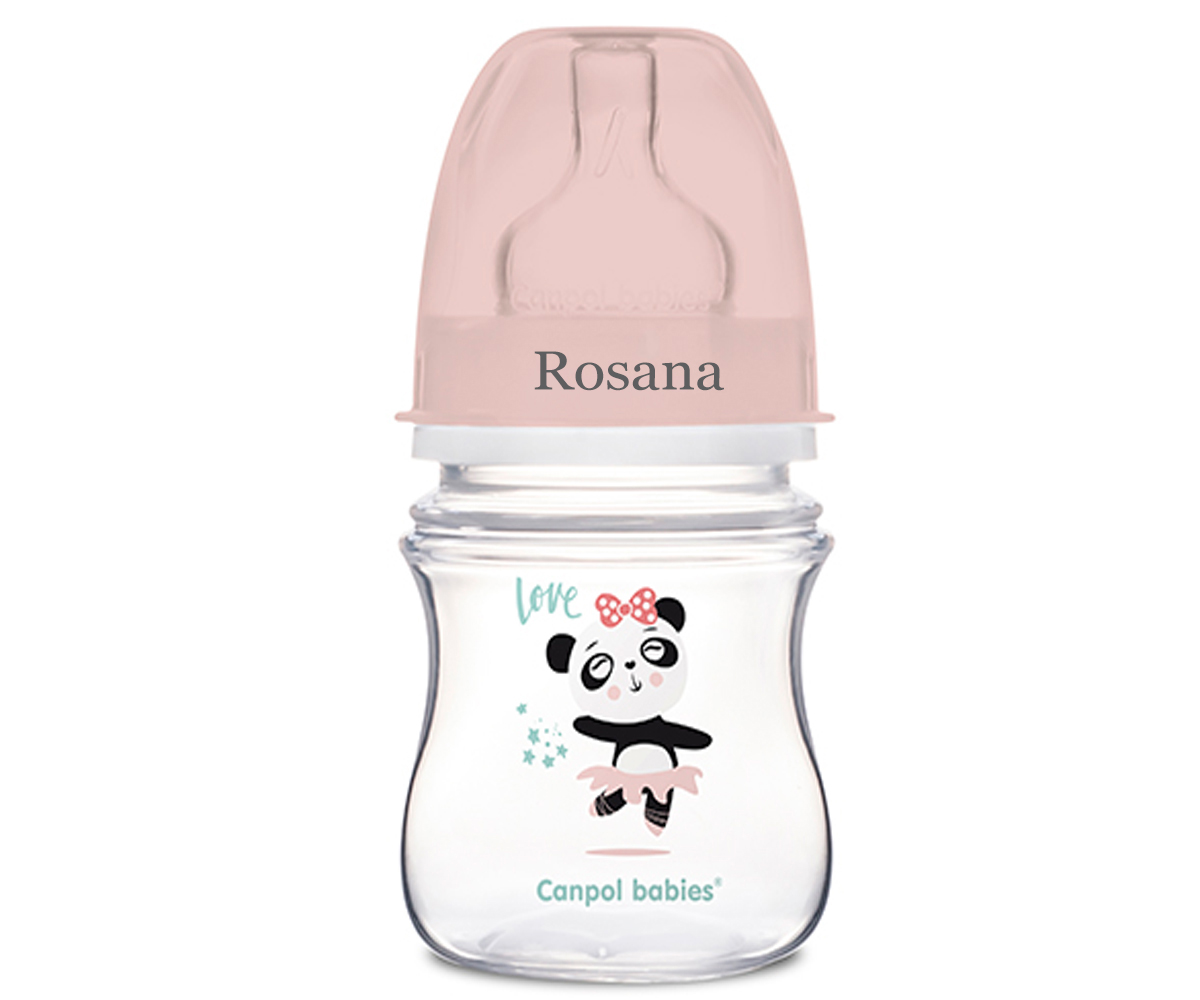 Biberão Anti Cólica Personalizável Animais Exóticos Panda 120ml