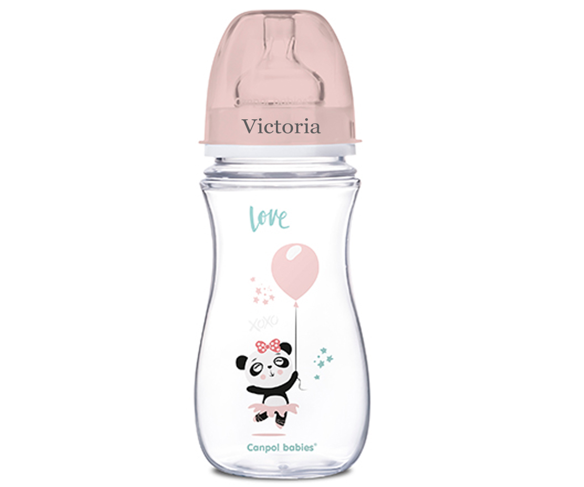 Biberão Anti-cólica Exotic Animals Panda 300ml  - Personalizado