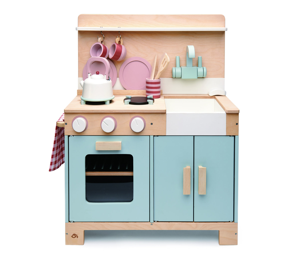 cocinita de madera