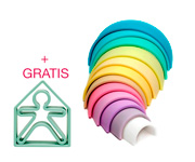 Arcoiris Silicona + 1 Kid 1 House Dna Pastel