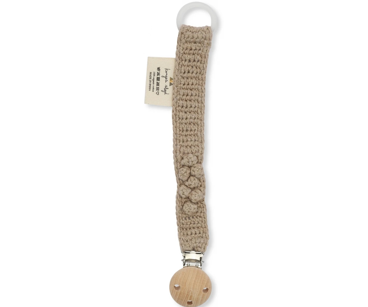 Image of Portasucchietto Strap Knit Cotton Brown Melange 42693