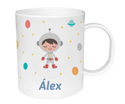 Tazza Plastica Personalizzata Astronauta