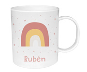 Taza de Plstico Personalizada Arcoris Rosa