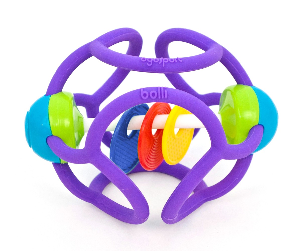 Dentarello Ogobolli Squishy Rattle Viola