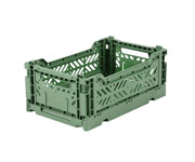Caja Lillemor Plegable Mini Verde Almendra